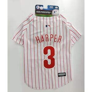 MLB Pets First Philadelphia Phillies Bryce Harper #3 Dog Pet Jersey Size XL